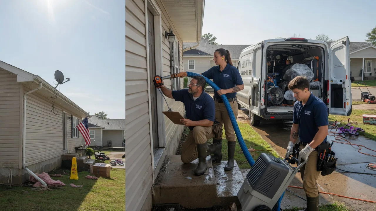 Ceiling Water Damage Restoration in Friendsville, PA near me